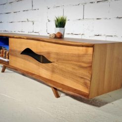 Modern sideboard- walnut with sliding doors- styylish