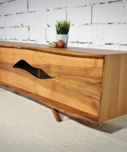 Modern sideboard- walnut with sliding doors- styylish