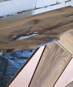 Modern bar cabinet- detail of the front with view of the top- styylish