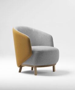 French Chair- orange and grey- Styylish