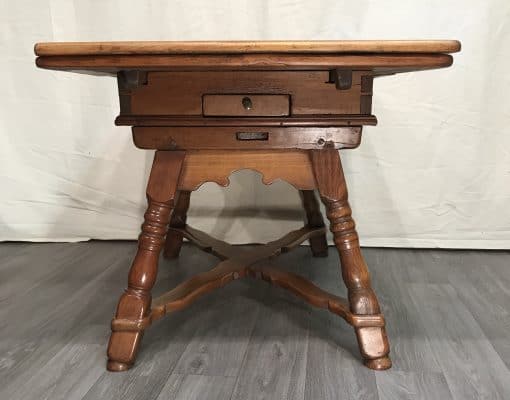 18th century Farm Table-side view- styylish