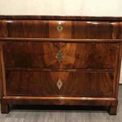 Biedermeier walnut chest- front view- styylish