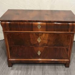 Biedermeier walnut chest- front from above- styylish