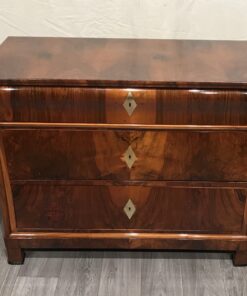 Biedermeier walnut chest- front from above- styylish