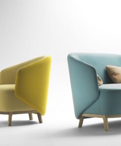 Custom made settee- view with armchair- styylish