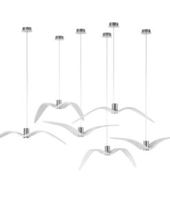 Night Bird Pendant Light- glass and metall- Styylish