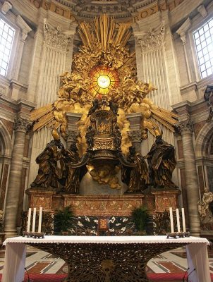 baroque style-st peter apse-stylish