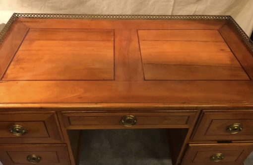 Antique Cherry Desk- top view of 18th century desk- styylish