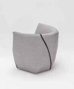 contemporary lounge chair- grey back view- styylish