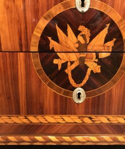 Neoclassical Dresser- king wood with marquetry-detail of front medaillon- Styylish