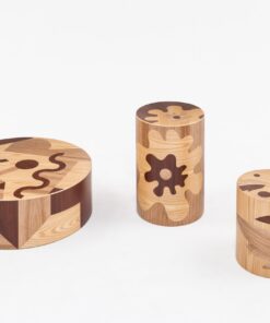 Do Ro Ta contemporary stool and table series by Alessandro Mendini- Styylish
