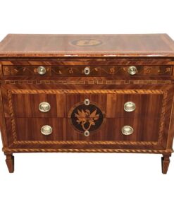 Neoclassical Dresser- king wood with marquetry- Styylish