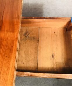Biedermeier card table- view of the top with storage space- styylish