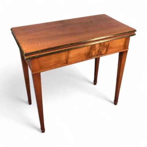 Biedermeier card table- walnut veneer- styylish