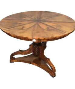 Biedermeier Salon Table- walnut veneer- styylish