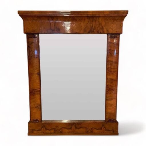 Biedermeier Mirror- walnut veneer- Styylish