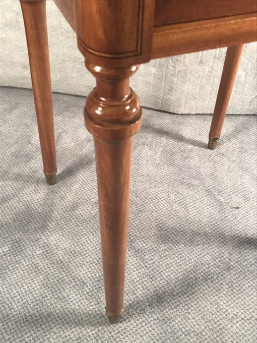 Antique nightstands- detail of the feet of one piece- styylish