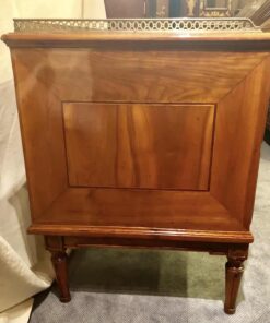 Antique Cherry Desk- side view of 18th century desk- styylish