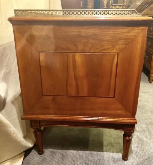 Antique Cherry Desk- side view of 18th century desk- styylish