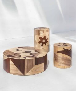 Contemporary stool- collection of three pieces- styylish