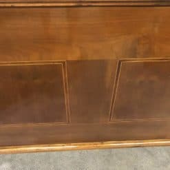 Antique Cherry Desk- detail of veneer on the back- styylish