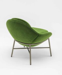 Custom Made Lounge Chair- green back view- Styylish