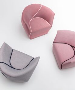 contemporary lounge chair- set of three seen from above- styylish