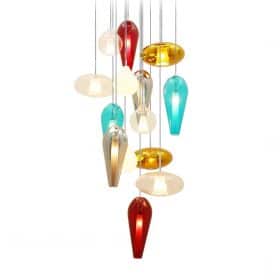 Hand Blown Pendant Lights, Custom Made in France