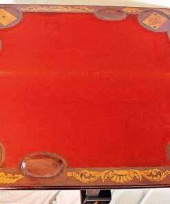 Dutch Game Table- view of card table top- styylish