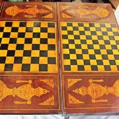 Dutch Game Table- view checkers and chess game top- styylish