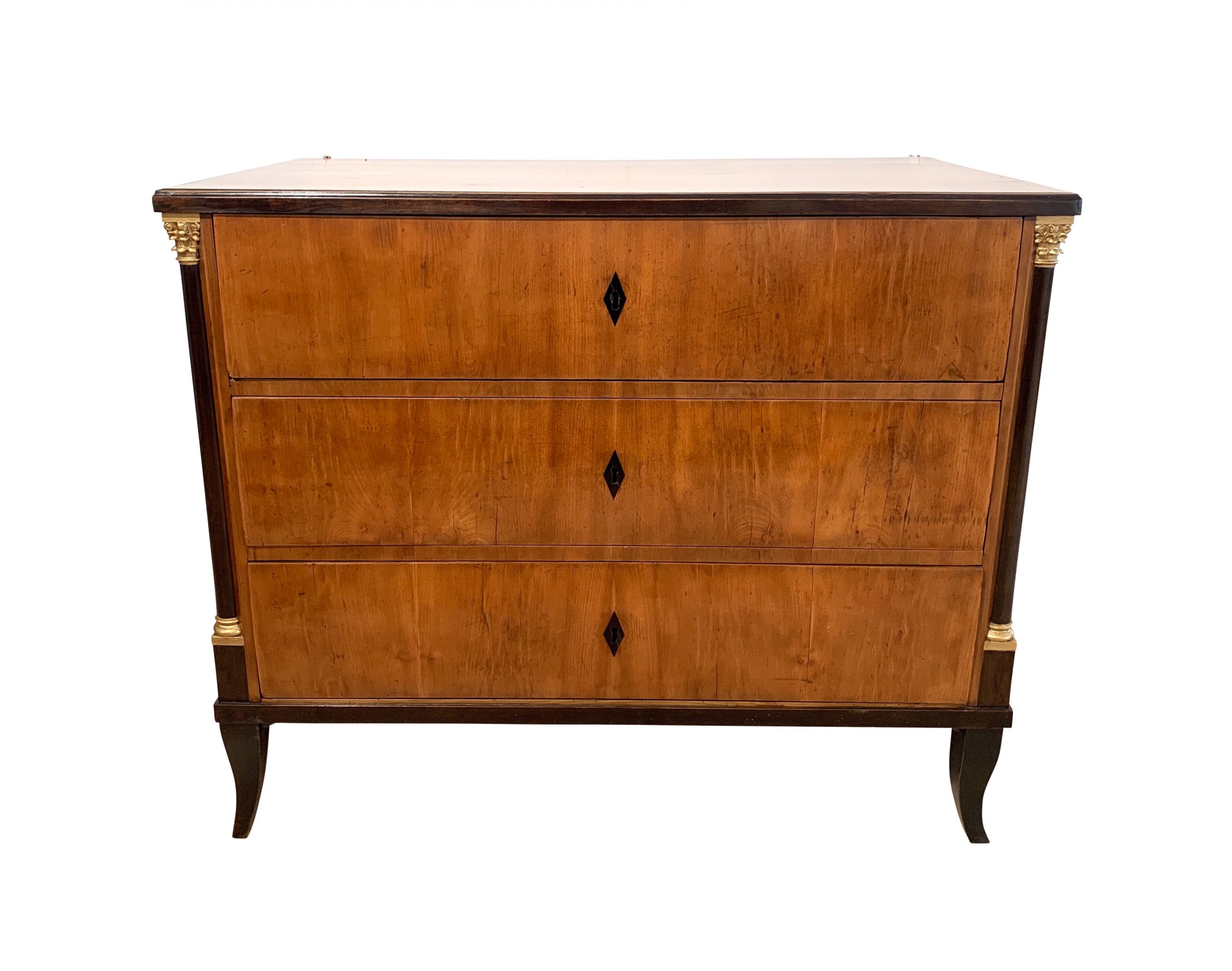 Biedermeier commode cherry- front view- styylish