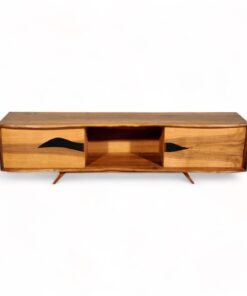 Modern sideboard- walnut with sliding doors- styylish
