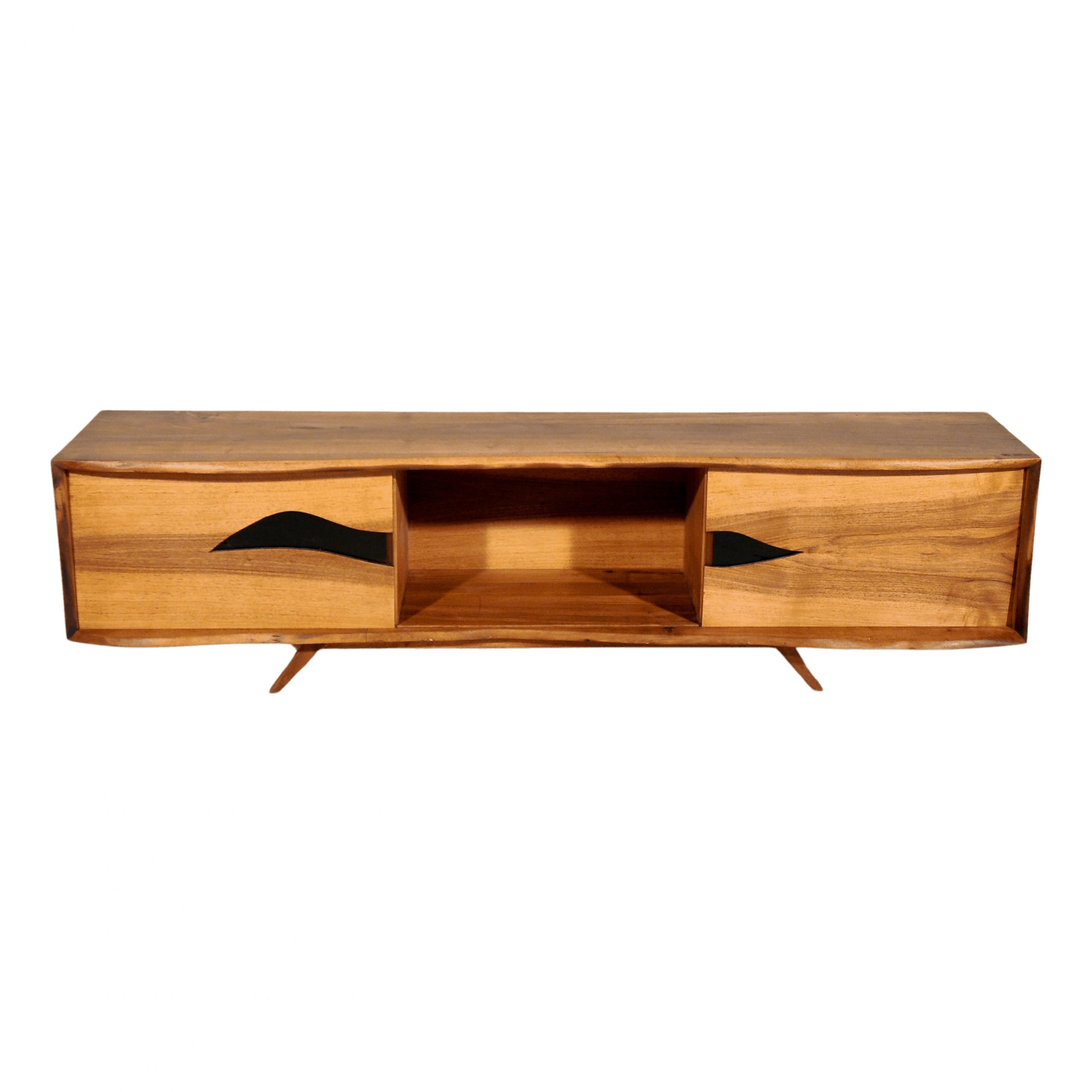 Modern sideboard- walnut with sliding doors- styylish