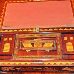 Dutch Game Table- detail of the writing top- styylish