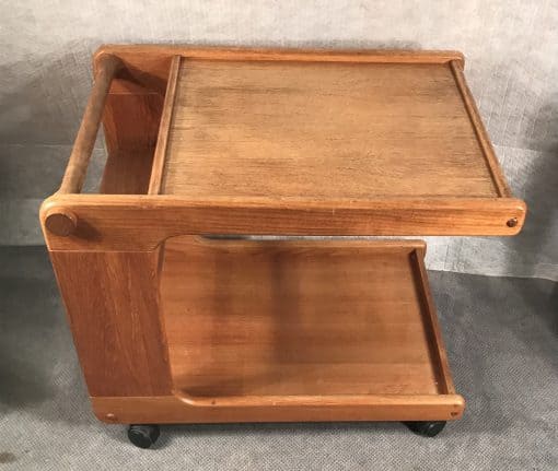 Mid century tea cart- side view- styylish