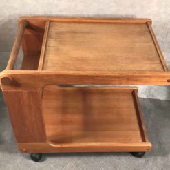 Mid century tea cart- side view- styylish