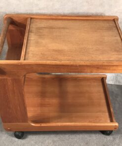 Mid century tea cart- side view- styylish