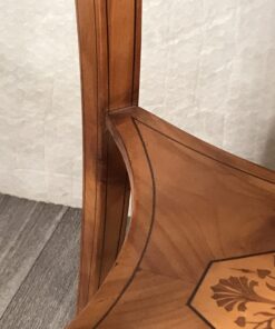 Antique Sewing Table- Biedermeier period- Detail of the lower shelf- Styylish