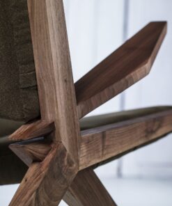 Modern Custom Made Lounge Chair- detail armrest- styylish