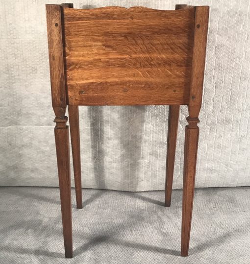 Two provincial nightstands- one of the two- back view- styylish