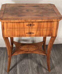 Antique Sewing Table- Biedermeier period- Front view- Styylish