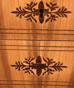 Antique Sewing Table- Biedermeier period- Detail of the drawers- Styylish