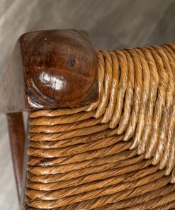Rustic chairs- detail of the seat- styylish