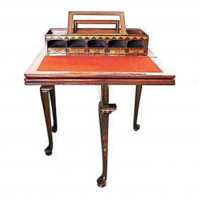 Dutch Game Table with Desk, 18th century