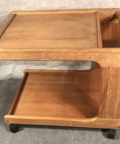 Mid century tea cart- view of the left side- styylish