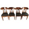 Four Biedermeier Walnut chairs- styylish