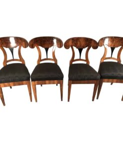 Four Biedermeier Walnut chairs- styylish