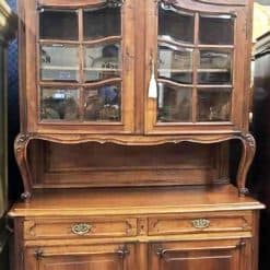 French Country Buffet- front view with glass doors- styylish