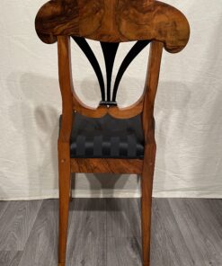 Biedermeier walnut chairs- back view of the chair- styylish