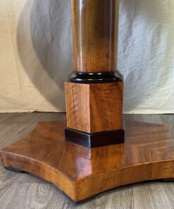 Biedermeier Walnut Table- base with star shaped plate- styylish